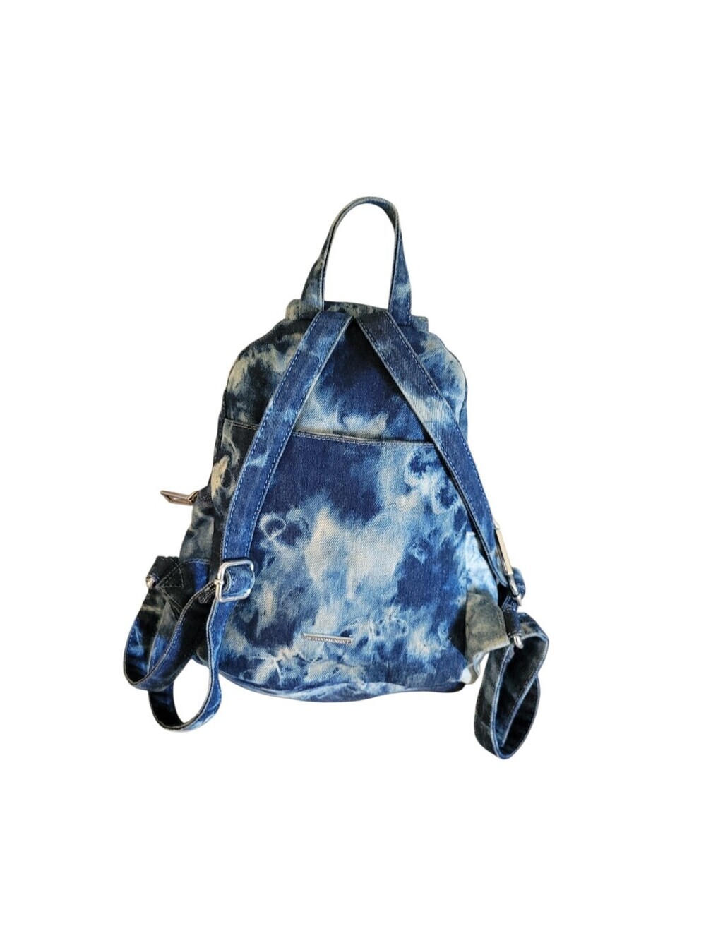 Rebecca Minkoff Denim Blue Washed Women's Backpack - Picture 2 of 16
